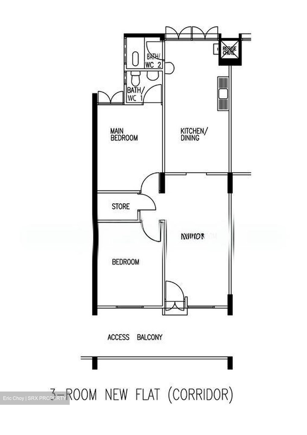 Blk 803 Tampines Avenue 4 (Tampines), HDB 3 Rooms #498513891